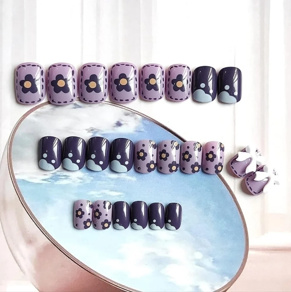 2/$16 3D Bows & Flowers Press on Nails